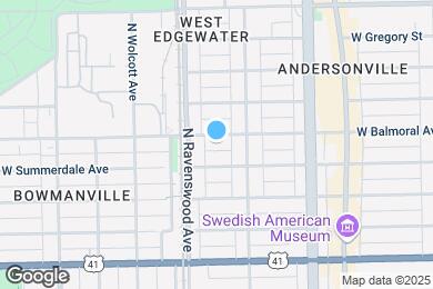 Map image of the property - 1729 W Balmoral Ave