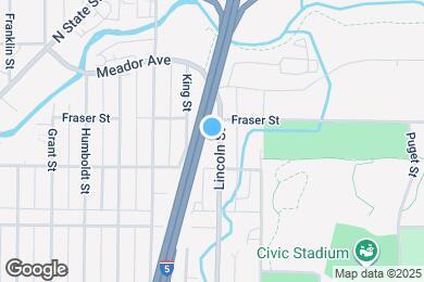 Map image of the property - 1623 Lincoln St