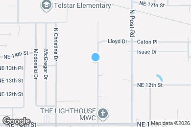 Map image of the property - 1415 Lloyd Dr