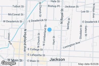 Map image of the property - 106 Ingleside St