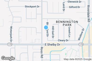 Map image of the property - 4613 Blandford Dr