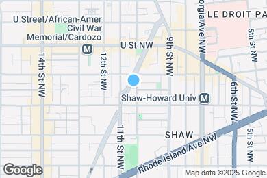 Map image of the property - 1829 Vermont Ave NW