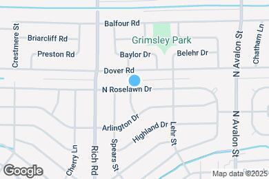 Map image of the property - 616 N Roselawn Dr