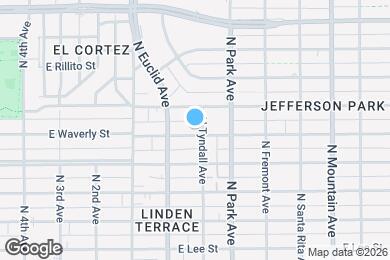 Map image of the property - 839 E Waverly St