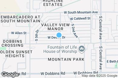 Map image of the property - 301 W Desert Dr