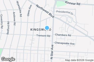 Map image of the property - 1818 Ashland Ave