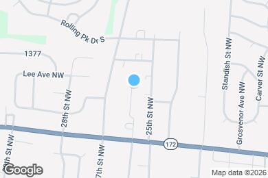 Map image of the property - 2606 Lincoln Wy NW