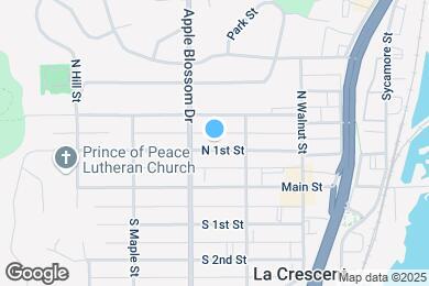 Map image of the property - 418 N 1st St