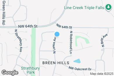 Map image of the property - 6311 N Lenox Ave