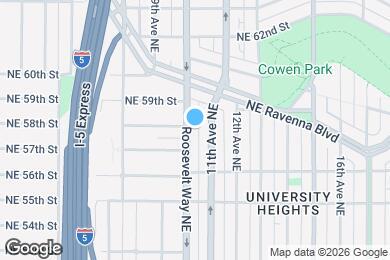 Map image of the property - 5726 Roosevelt Way NE