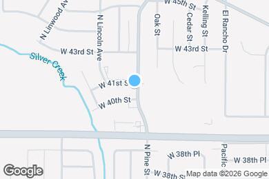 Map image of the property - 4020 N Pine St