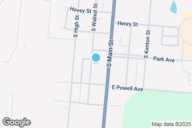 Map image of the property - 825 S Walnut St