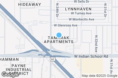 Map image of the property - Tamarak Gardens Apartments