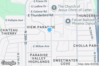 Map image of the property - 13430 N 30th St