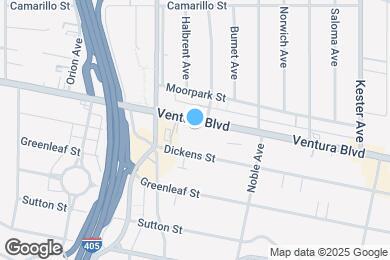 Map image of the property - Live on the Boulevard Apartments in Sherman Oaks.