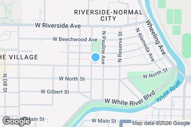 Map image of the property - 914 W University Ave