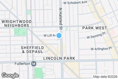 Map image of the property - 2512 N Halsted St