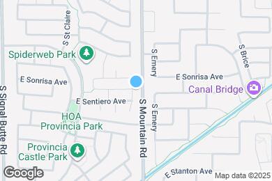 Map image of the property - 4717 S Antonio