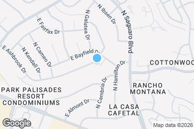 Map image of the property - 16739 E Ashbrook Dr