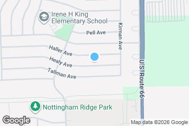 Map image of the property - 220 Healy Ave