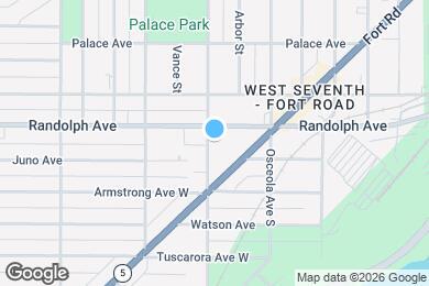 Map image of the property - 496 Bay St