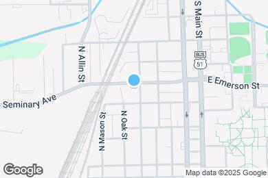 Map image of the property - 1410 N Lee St