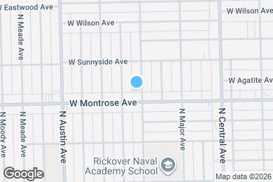 Map image of the property - 4414 N Menard Ave