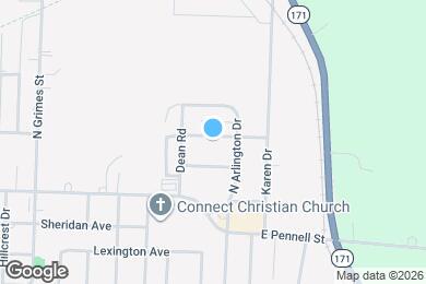 Map image of the property - 1208 Scott Dr