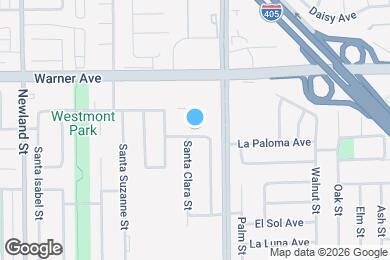 Map image of the property - 8921 La Paloma Ave