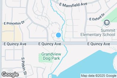 Map image of the property - 4294 S Salida Way