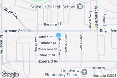 Map image of the property - 2296 Cutler St