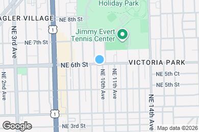 Map image of the property - 549 NE 10th Ave