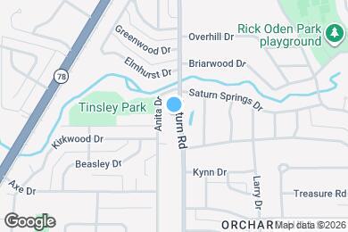 Map image of the property - 2621 Saturn Rd