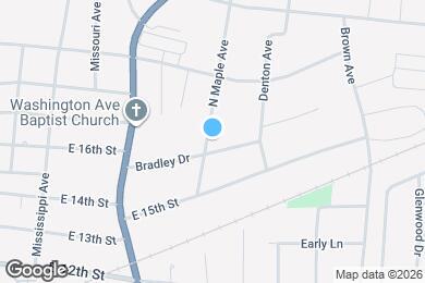 Map image of the property - 1615 N Maple Ave