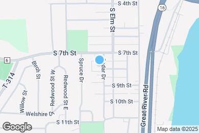 Map image of the property - 804 Cedar Dr