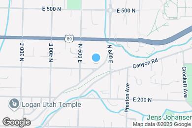 Map image of the property - 555 E 300 N