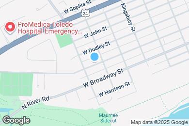 Map image of the property - 611 W Wayne St