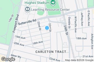 Map image of the property - 2227 16th Ave