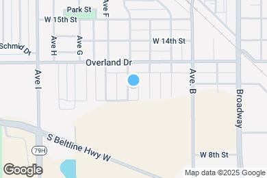 Map image of the property - 1113 Avenue E