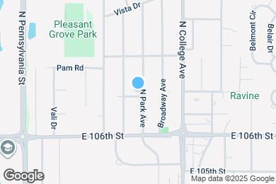 Map image of the property - 10706 N Park Ave