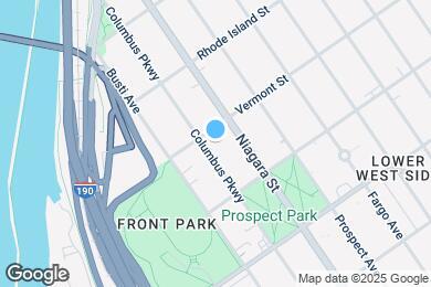 Map image of the property - 723 Columbus Pky