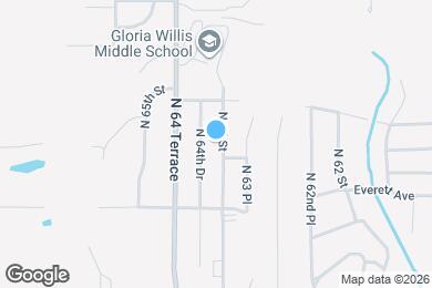 Map image of the property - 1520 N 64 St