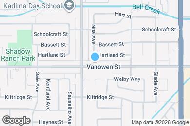 Map image of the property - 22331 Vanowen St
