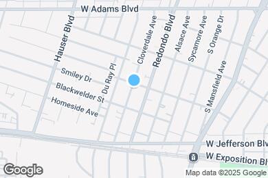 Map image of the property - 2808 S Cloverdale Ave