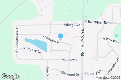 Map image of the property - 1851 Lakeview Dr