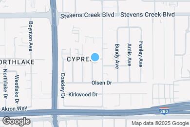 Map image of the property - 444 Doma Dr