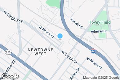 Map image of the property - 1706 W Moore St