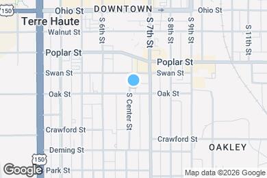 Map image of the property - 654 Oak St