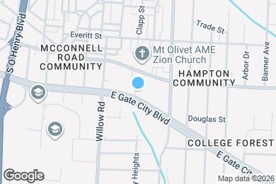 Map image of the property - 2219 E Gate City Blvd