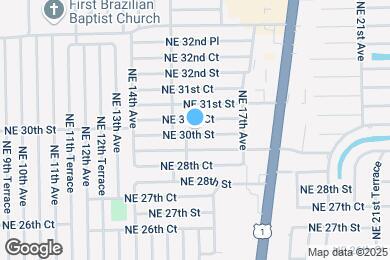 Map image of the property - 1531 NE 30th St